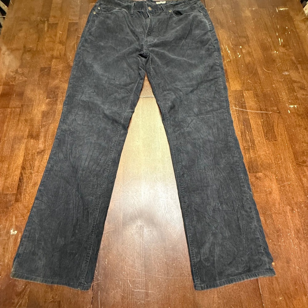 Polo Ralph Lauren Corduroy Pants Mens 38x32 Dark Brown Straight Leg 5-Pocket